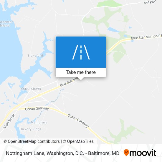 Nottingham Lane map