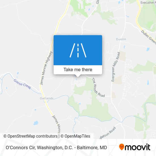 O'Connors Cir map