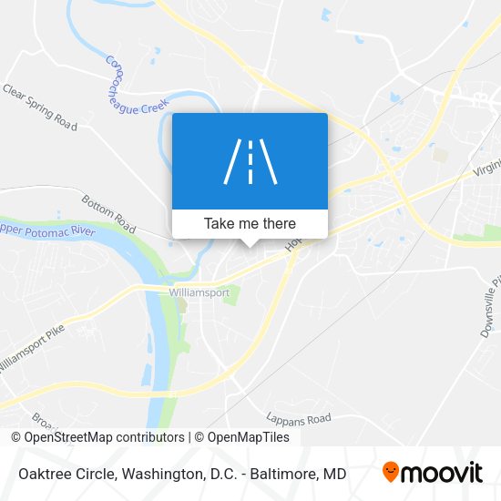 Oaktree Circle map
