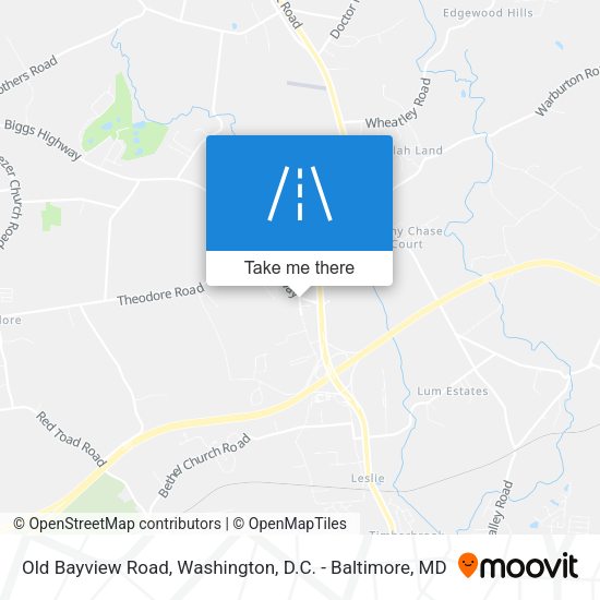 Mapa de Old Bayview Road