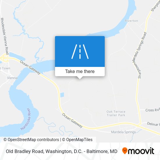 Mapa de Old Bradley Road