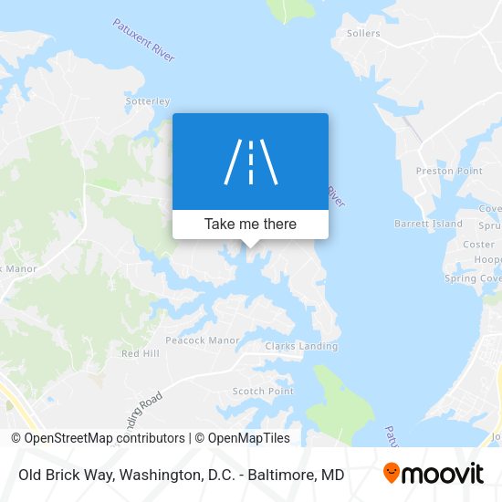 Old Brick Way map