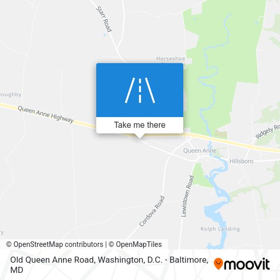 Mapa de Old Queen Anne Road
