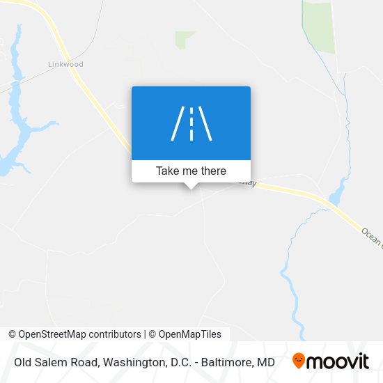 Old Salem Road map