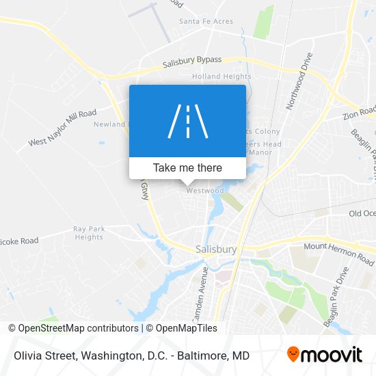 Mapa de Olivia Street