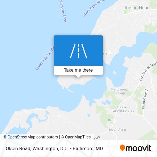 Mapa de Olsen Road