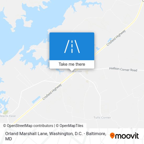 Mapa de Orland Marshall Lane