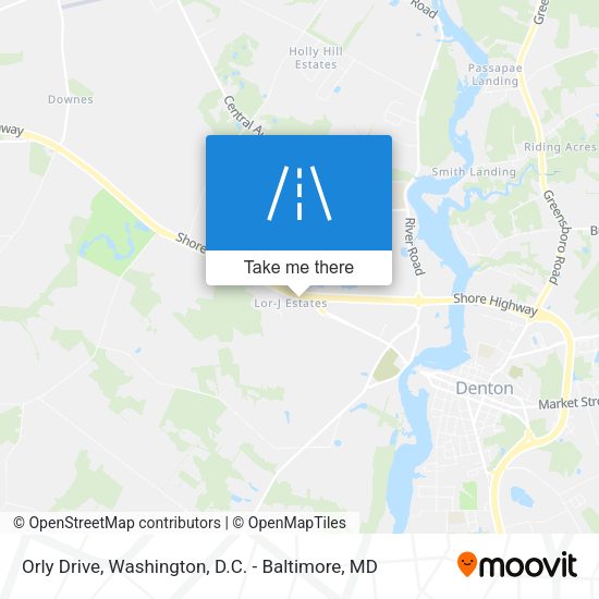 Orly Drive map