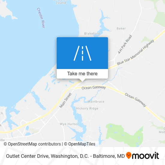 Outlet Center Drive map