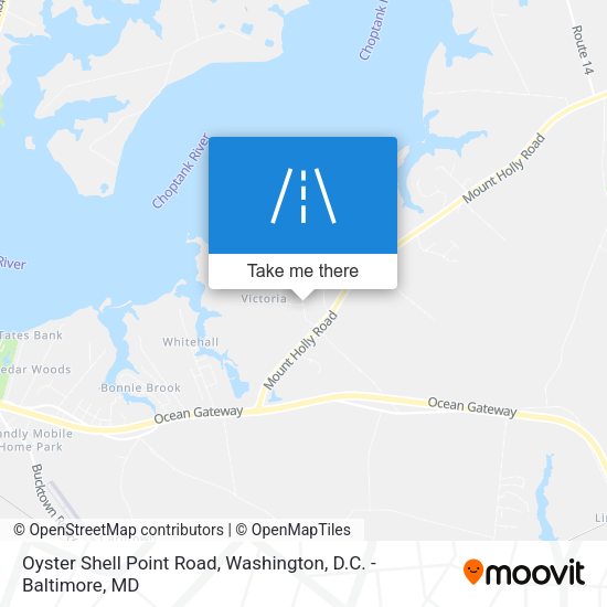 Mapa de Oyster Shell Point Road