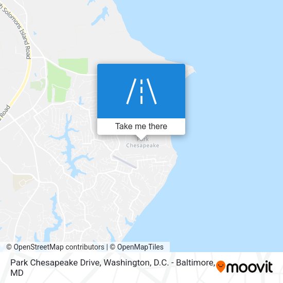 Park Chesapeake Drive map