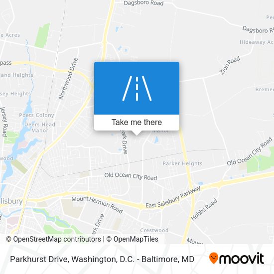 Mapa de Parkhurst Drive