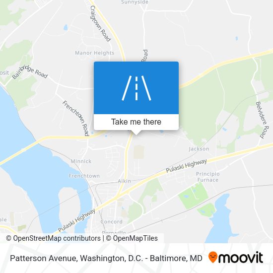 Patterson Avenue map