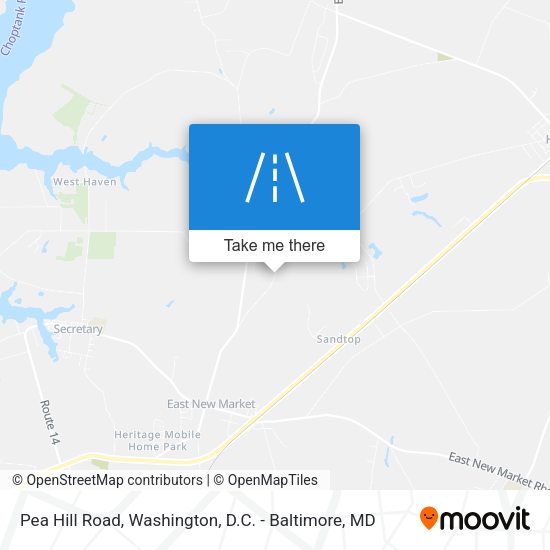Pea Hill Road map