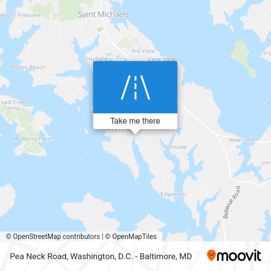 Mapa de Pea Neck Road