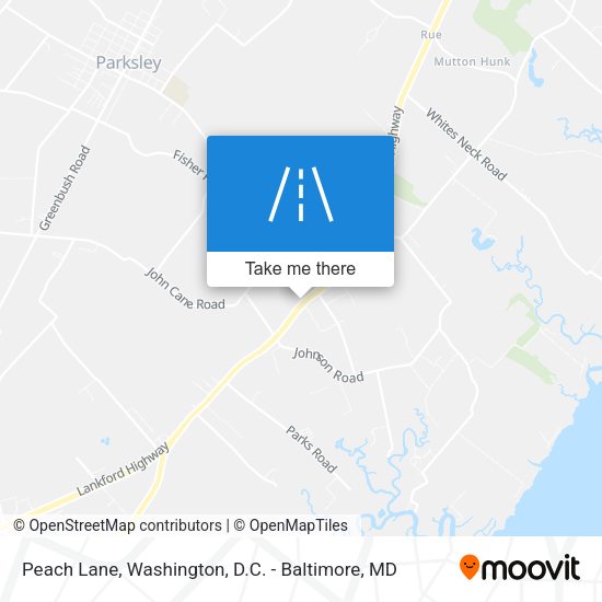 Peach Lane map