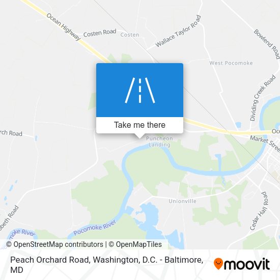Mapa de Peach Orchard Road