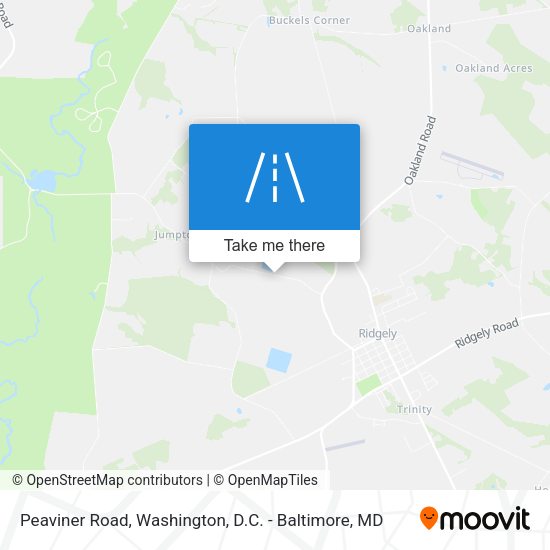 Mapa de Peaviner Road