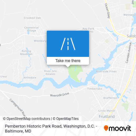 Mapa de Pemberton Historic Park Road