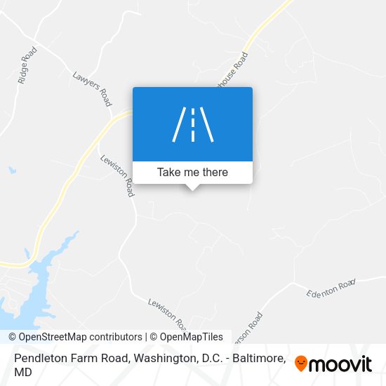 Mapa de Pendleton Farm Road