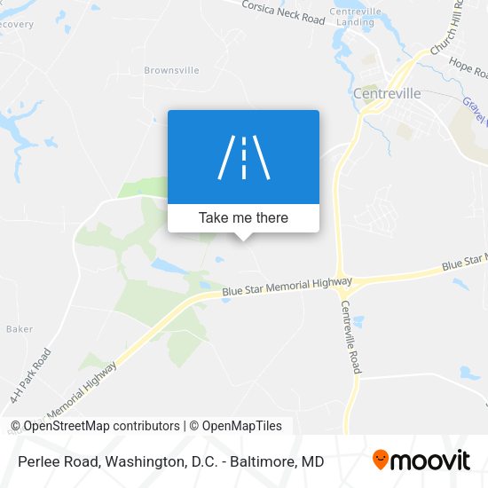 Perlee Road map