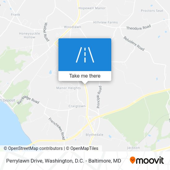 Perrylawn Drive map