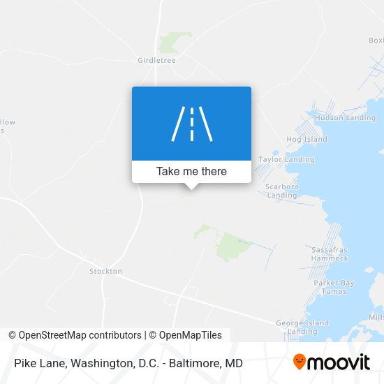 Pike Lane map