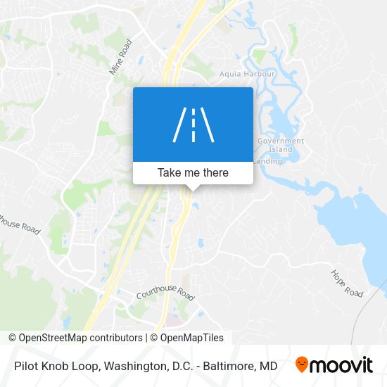 Mapa de Pilot Knob Loop