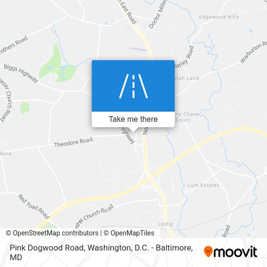 Pink Dogwood Road map