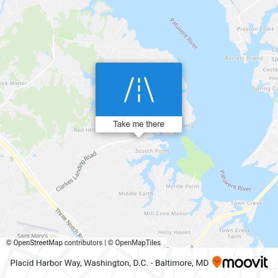 Placid Harbor Way map