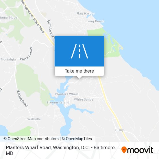 Planters Wharf Road map