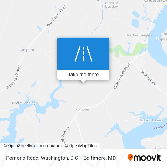Pomona Road map