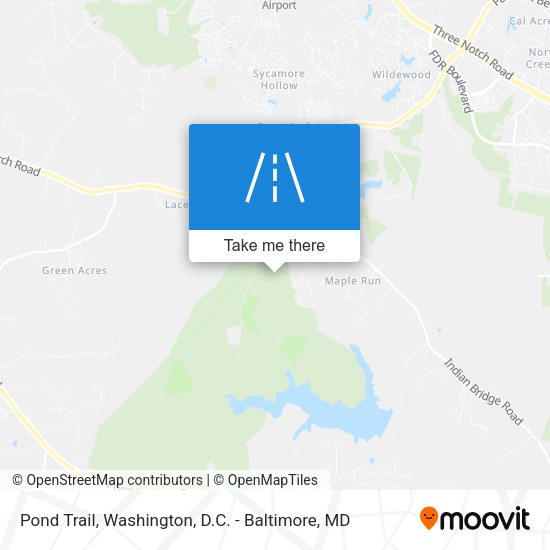 Pond Trail map
