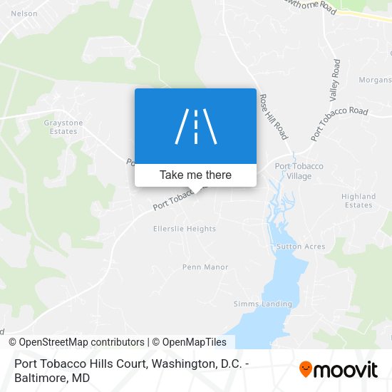 Port Tobacco Hills Court map