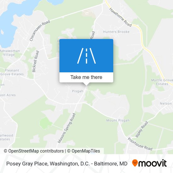 Posey Gray Place map
