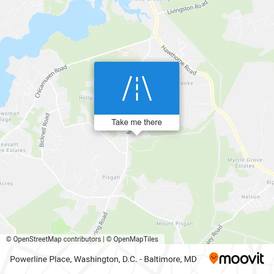 Powerline Place map
