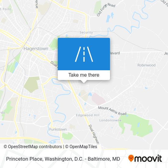 Mapa de Princeton Place