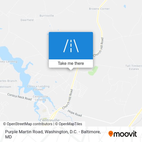 Mapa de Purple Martin Road