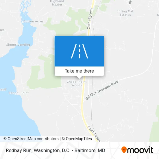 Redbay Run map