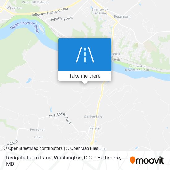 Mapa de Redgate Farm Lane