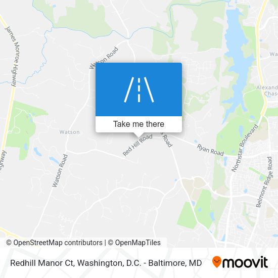 Mapa de Redhill Manor Ct