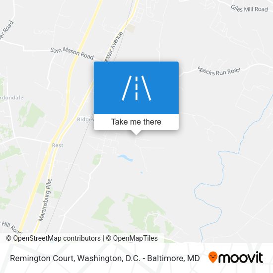 Remington Court map