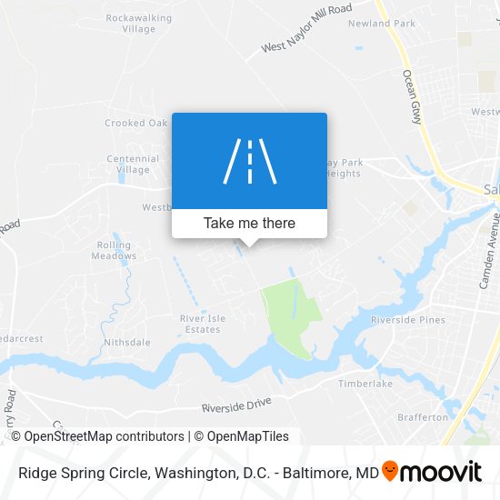 Ridge Spring Circle map
