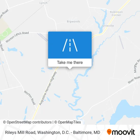 Rileys Mill Road map