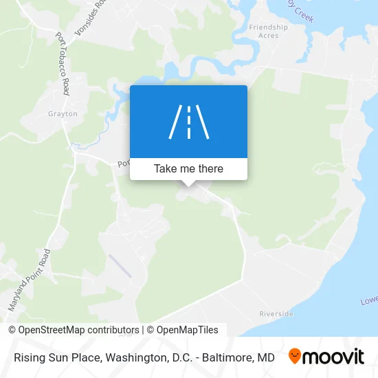 Rising Sun Place map