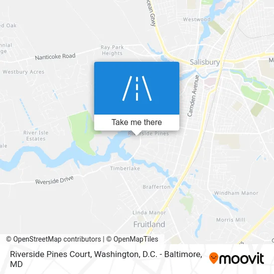 Riverside Pines Court map