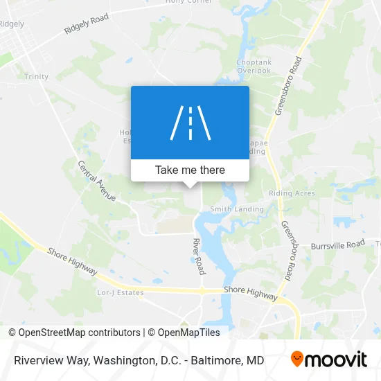 Riverview Way map