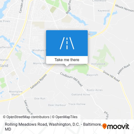 Rolling Meadows Road map