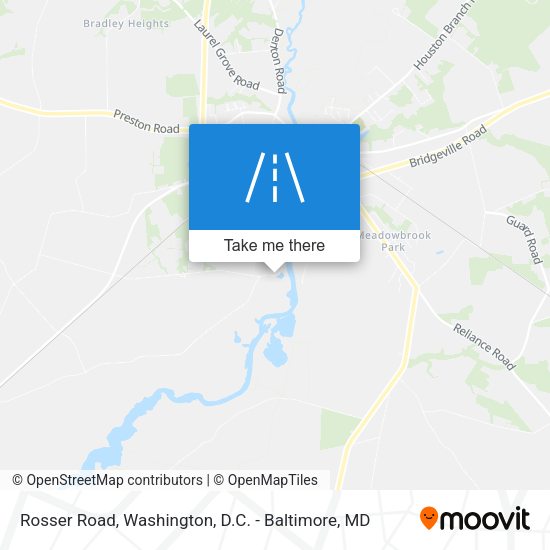 Rosser Road map