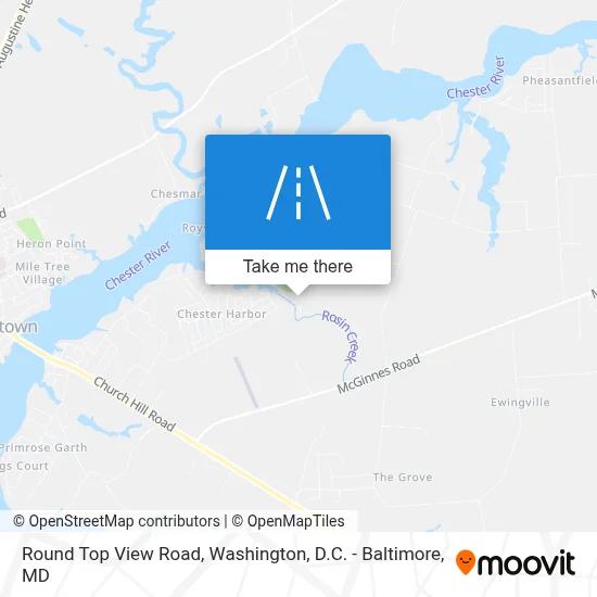 Round Top View Road map